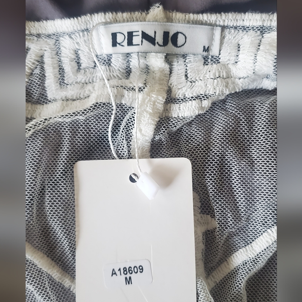 Renjo Elegant Sheer Cream Duster Kimono - Picture 4 of 5